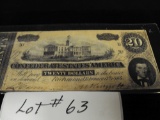1864 RICHMOND, VA $20 NOTE