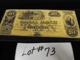 1800 NEW ORLEANS $10 NOTE