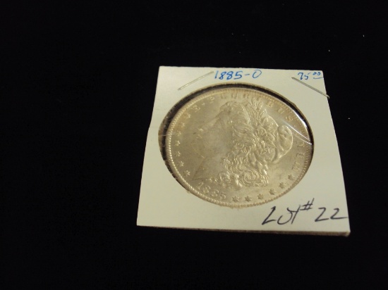 1885-O MORGAN SILVER DOLLAR