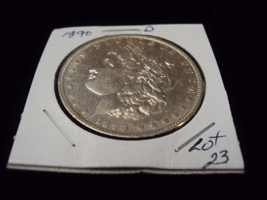 1890-O MORGAN SILVER DOLLAR