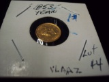 1853 $1 GOLD COIN