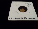 QUARTER DOLLAR GOLD CALIFORNIA COIN
