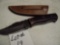 DAMASCUS STEEL KNIFE WITH SHEATH