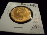 1881-P $10 LIBERTY GOLD COIN