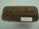 640 ROUNDS OF 7.62X39 IN SARDINE CAN