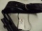 BLACK  LEATHER HOLSTER FOR 22 REVOLVER