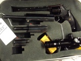 DAN WESSON 357 REVOLVER WITH 2, 4, 6 & 8