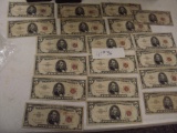 $5 RED LABEL BILLS - 9 TIMES THE MONEY