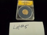 1857 FLYING EAGLE 1 CENT PIECE EF45