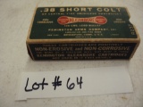 1 OLD BOX OF 38 AMMO - FULL
