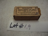 1 OLD BOX OF 220 SWIFT AMMO - FULL