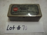 1 OLD BOX OF 32 CENTER FIRE AMMO - FULL