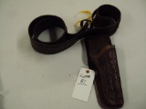 LEATHER HOLSTER FOR 22 REVOLVER