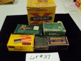 LOT OF ASSORTED OLDER BOXES OF AMMO - BOXES ARE EMPTY!!!