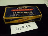 PETER RUSTLESS 33 WINCHESTER - BOX IS FULL - RARE