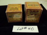 2 OLD BOXES OF WINCHESTER 410 AMMO - BOXES ARE FULL