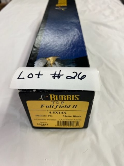 BURRIS FULL FIELD II 4.5X14X SCOPE