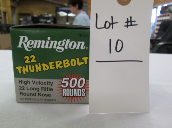 500 ROUNDS REMINGTON THUNDERBOLT 22 LR