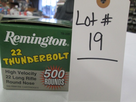 500 ROUNDS REMINGTON THUNDERBOLT 22 LR