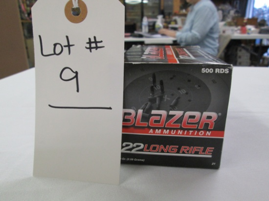 500 ROUNDS BLAZER 22 LR