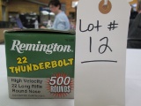 500 ROUNDS REMINGTON THUNDERBOLT 22 LR