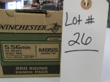 200 ROUNDS WINCHESTER M855 GREEN TIP 5.56 FMJ