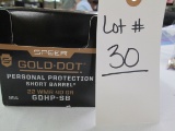 500 ROUNDS GOLD DOT SPEER .22 WMR 40 GR.