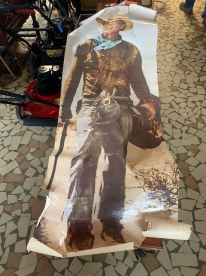 life size John Wayne “Duke” poster