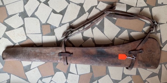 leather rifle scabbard