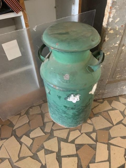 antique milk can