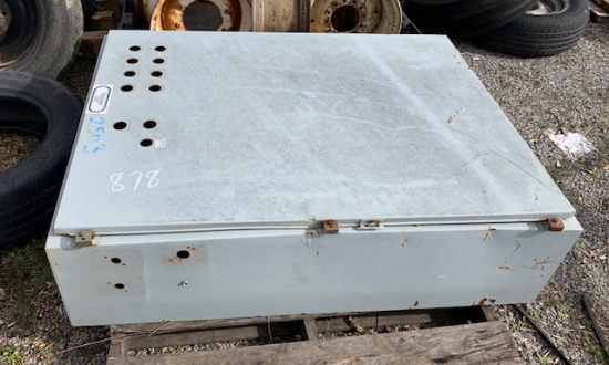 large metal electric utility box