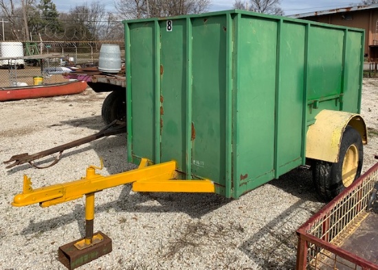 heavy duty metal box type trailer Must Pick Up