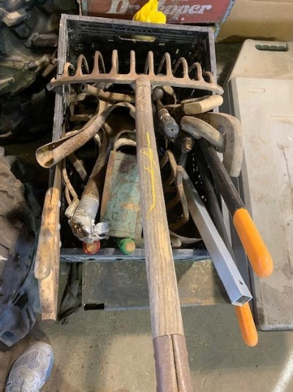 lot of shop tools/manure forks