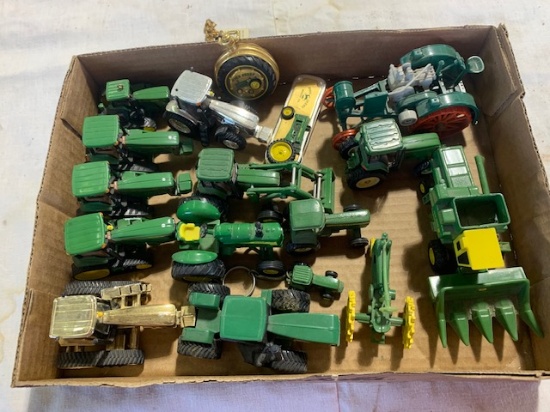 John Deere toy tractors lot