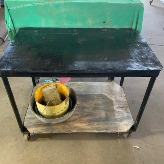 metal shop table