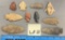 Lot of arrowheads