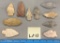 Lot of arrowheads