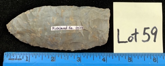 Blade from Richland county, Ohio