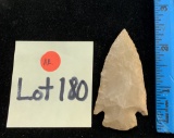Small Arkansas arrowhead