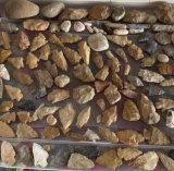 Large group of arrowheads found around Hughes, Arkansas.