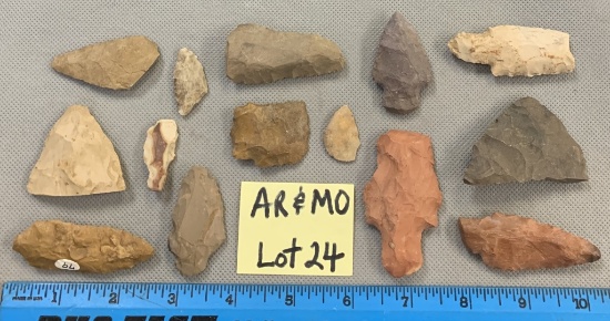 Lot of Arkansas & Missouri Artifacts