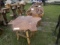 11-02656 (Equip.-Misc.)  Seller:Private/Dealer LIVE EDGE WOODEN TABLE AND (4) WOODEN