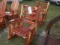 11-02616 (Equip.-Misc.)  Seller:Private/Dealer (2) RED CEDAR ROCKING CHAIRS