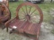 11-02612 (Equip.-Misc.)  Seller:Private/Dealer DECORATIVE WAGON WHEEL WOODEN BENCH