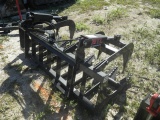 11-01168 (Equip.-Implement- misc.)  Seller:Private/Dealer MTL SKID STEER LOADER GRAPPLE RAKE