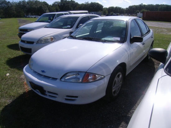 11-06121 (Cars-Sedan 4D)  Seller:Florida State DOT 2002 CHEV CAVALIER