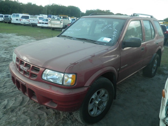 11-05131 (Cars-SUV 4D)  Seller:Manatee County Sheriff-s Offic 2000 ISUZ RODEO