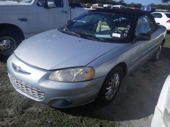 12-05120 (Cars-Convertible)  Seller:Private/Dealer 2001 CHRY SEBRING