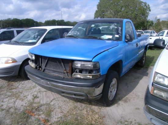 1-05114 (Trucks-Pickup 2D)  Seller:Hernando County Sheriff-s 2000 CHEV 1500