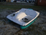 2-03546 (Vessels-Other)  Seller:Private/Dealer AQUA TOY 5 SEAT PLASTIC PADDLE BOAT